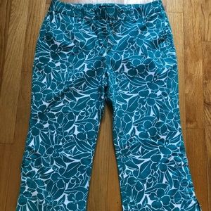 Floral print capris